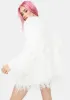 Blanc Out All Night Fringe Cardigan sold by Dolls Kill