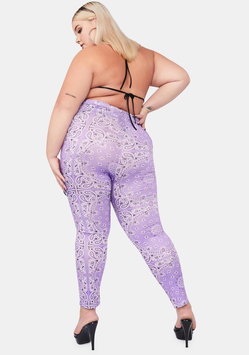 Gotta Paisley Rodeo Leggings sold by Dolls Kill product image thumbnail 4