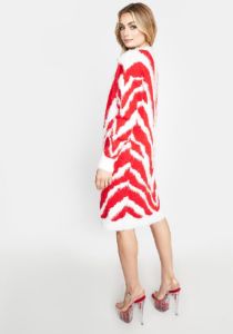 Heavenly Zig Zagging Fuzzy Cardigan sold by Dolls Kill