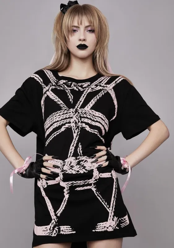 Untie My Thoughts Graphic Tee sold by Dolls Kill