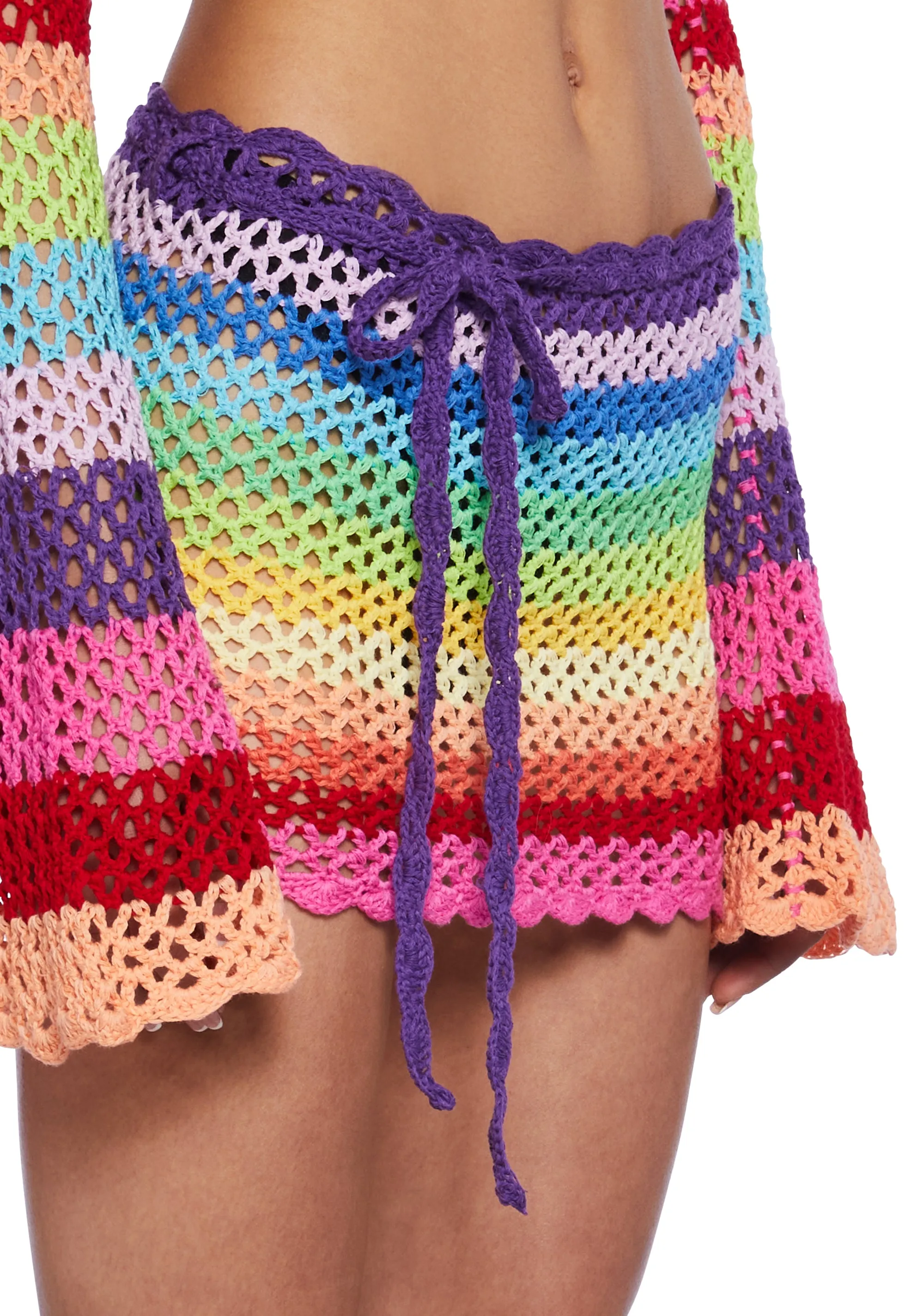 Optical Retrograde Mini Skirt sold by Dolls Kill product image thumbnail 3