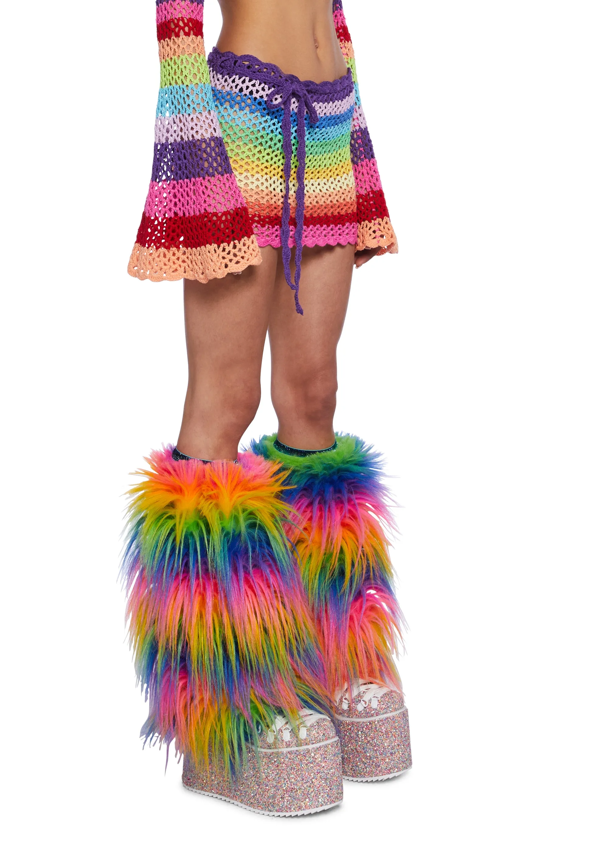 Optical Retrograde Mini Skirt sold by Dolls Kill product image thumbnail 4