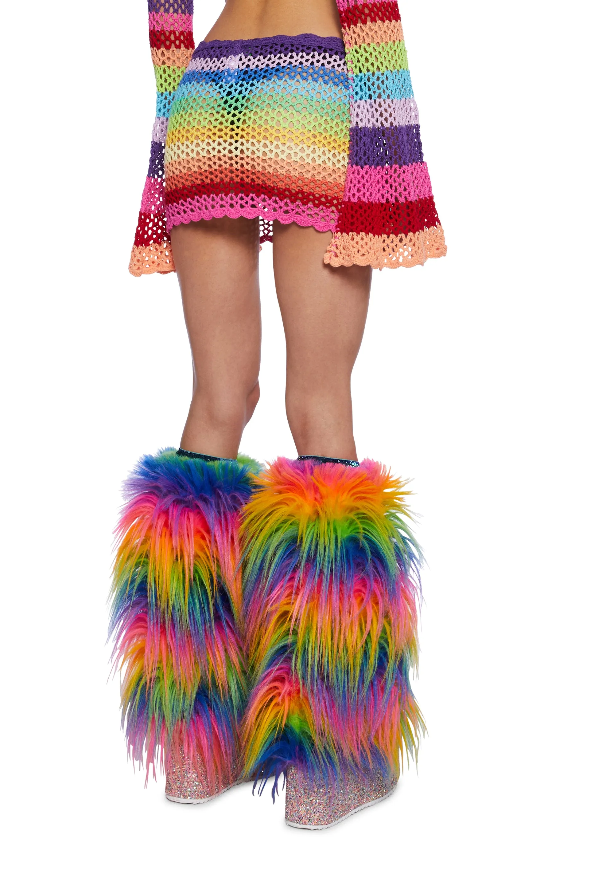 Optical Retrograde Mini Skirt sold by Dolls Kill product image thumbnail 5