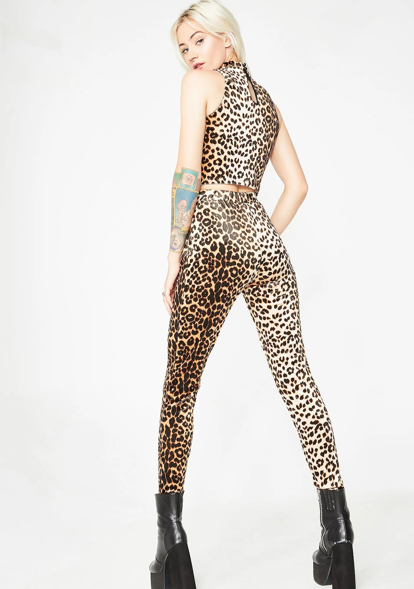 Top Cat Leopard Costume Set sold by Dolls Kill product image thumbnail 4