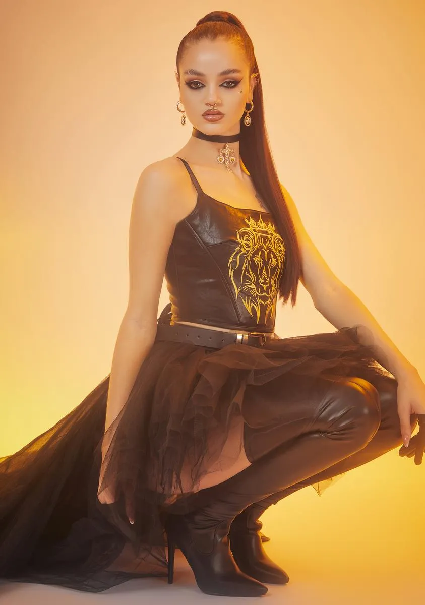 Put My Crown On Corset Top sold by Dolls Kill product image thumbnail 2