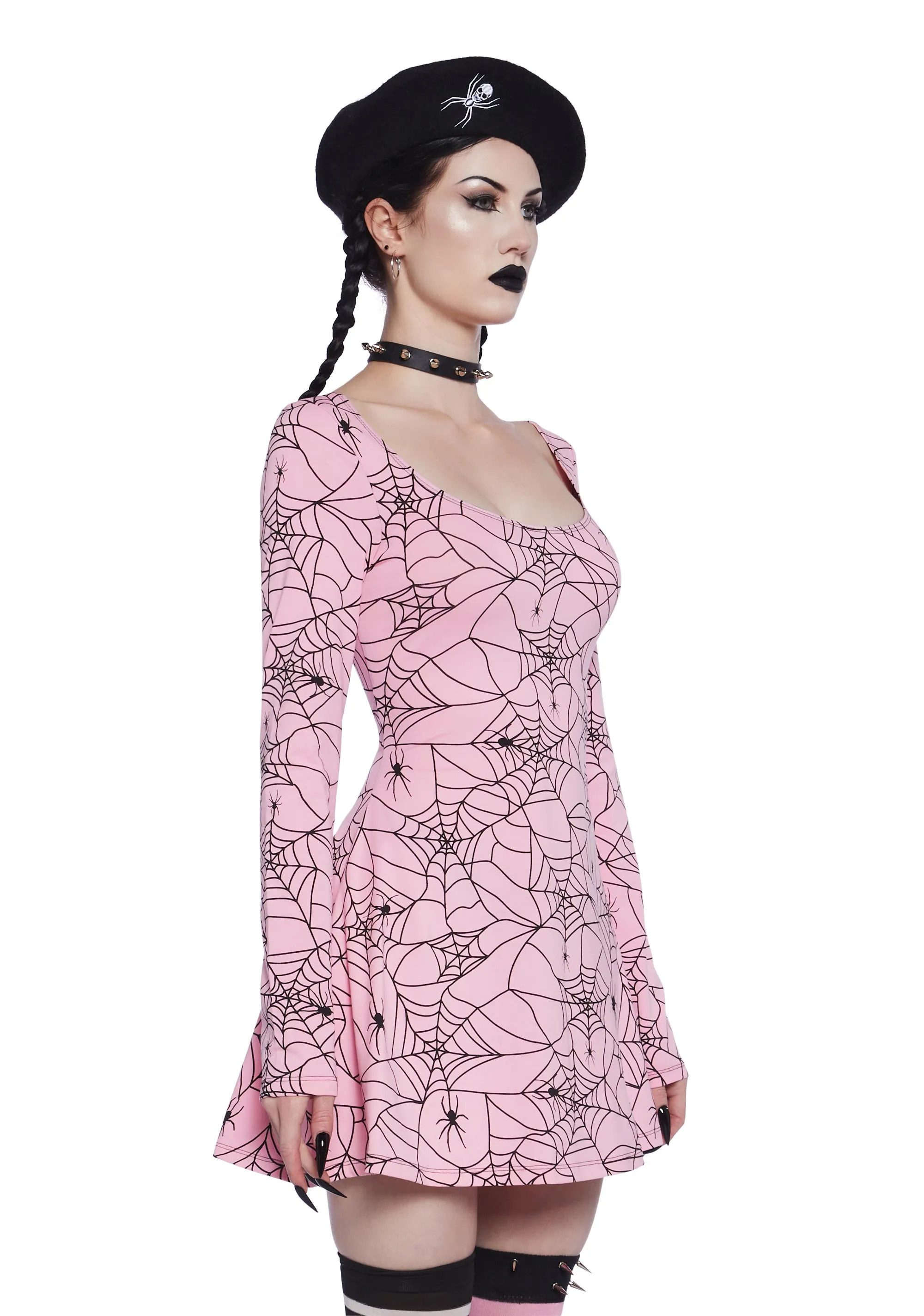 Webbed Whimsy Mini Dress sold by Dolls Kill product image thumbnail 3