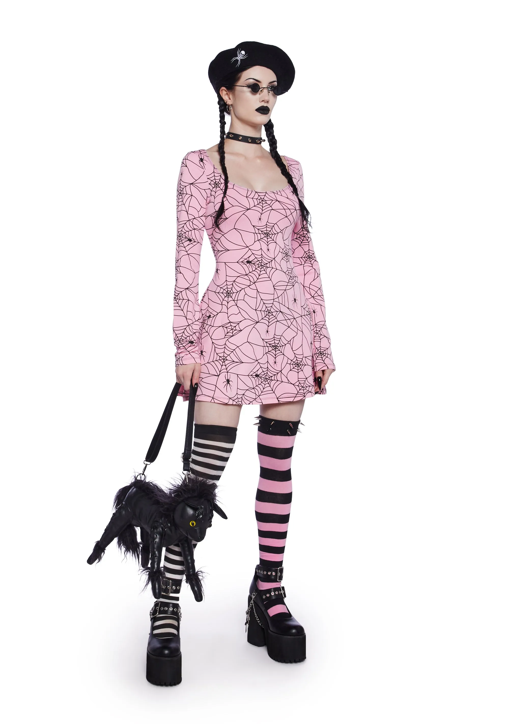 Webbed Whimsy Mini Dress sold by Dolls Kill product image thumbnail 2