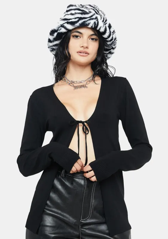Taylor Tie-Up Cardigan sold by Dolls Kill