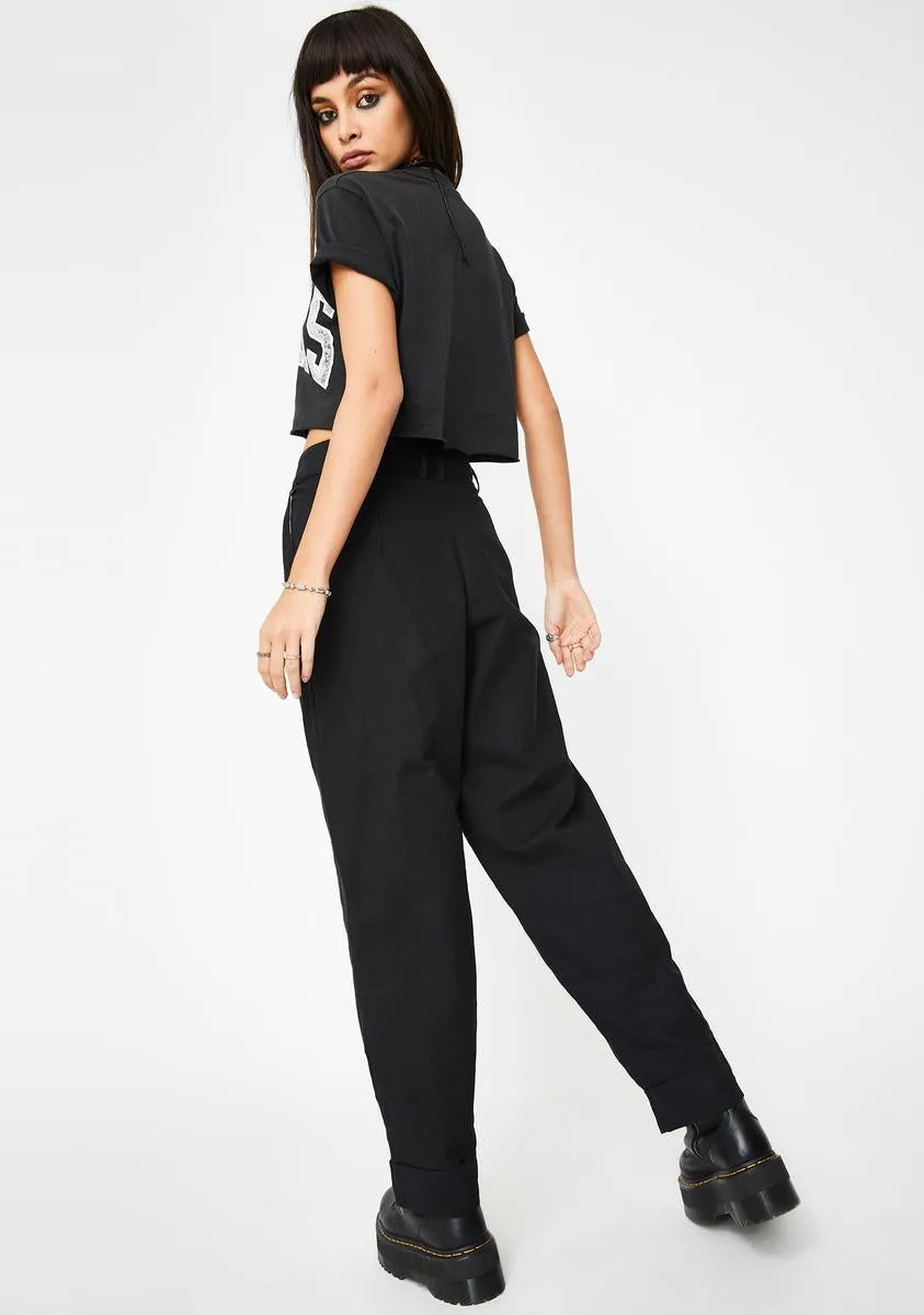 Misca High Waist Trousers sold by Dolls Kill product image thumbnail 4