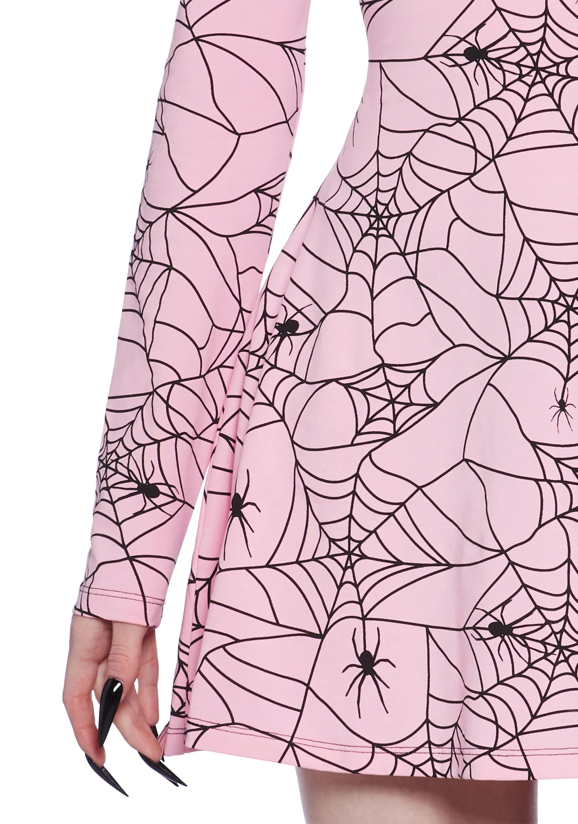 Webbed Whimsy Mini Dress sold by Dolls Kill product image thumbnail 5