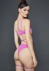 Fuchsia Better Than The Hype Lingerie Set sold by Dolls Kill