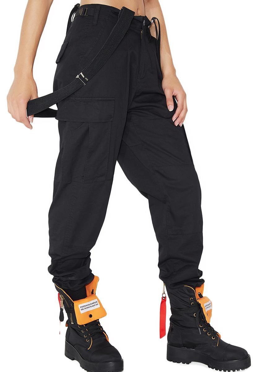 Mind Ya Bizness Suspender Cargo Pants sold by Dolls Kill product image thumbnail 5