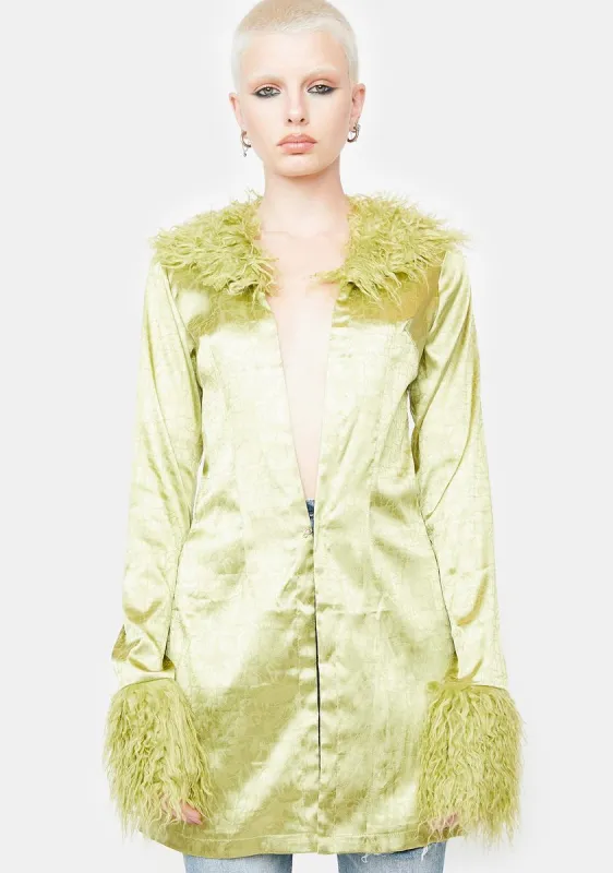 That's True Love Satin Coat sold by Dolls Kill