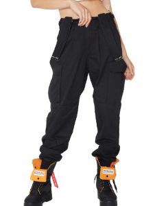 Mind Ya Bizness Suspender Cargo Pants sold by Dolls Kill