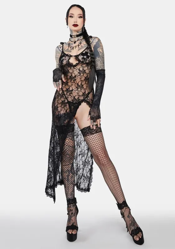 Lover's Lane Nightgown And Thong Set sold by Dolls Kill