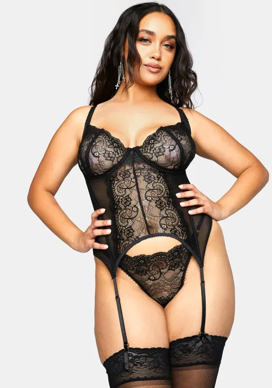 Plus Chilling Flashbacks Lingerie Set sold by Dolls Kill