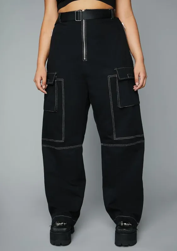 Plus Like A Boy Cargo Pants sold by Dolls Kill