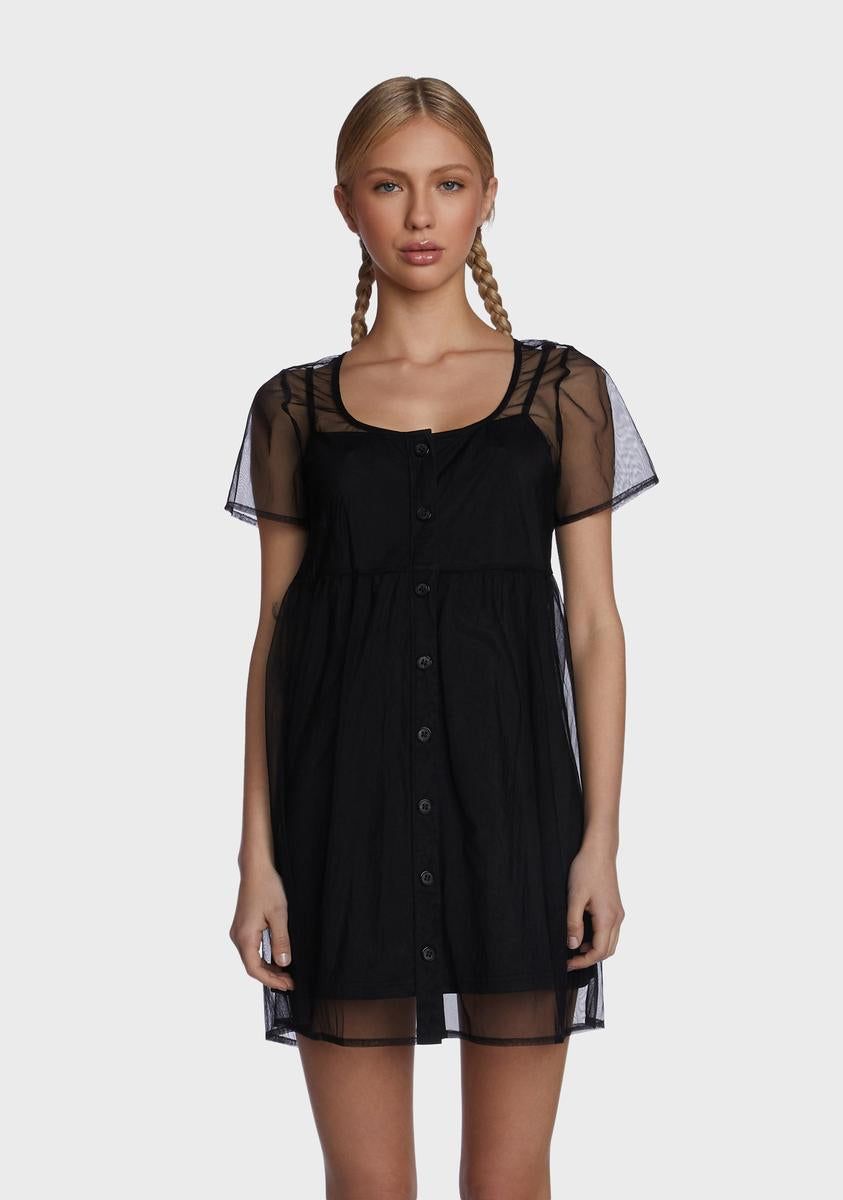 Dreams Become Reality Babydoll Dress sold by Dolls Kill