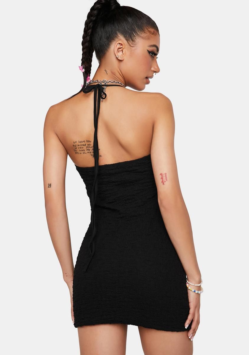 Textured Mini Dress sold by Dolls Kill product image thumbnail 4