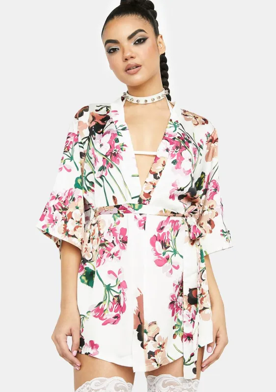 Spring Love Floral Robe sold by Dolls Kill