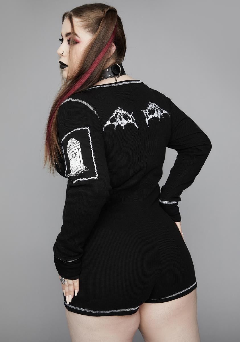 My Waking Nightmare Thermal Onesie sold by Dolls Kill product image thumbnail 4