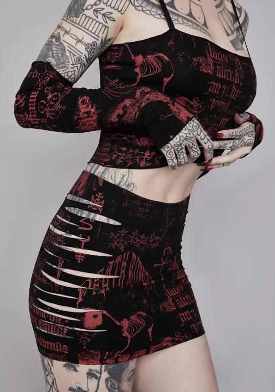 Pull Me Under Mini Skirt sold by Dolls Kill