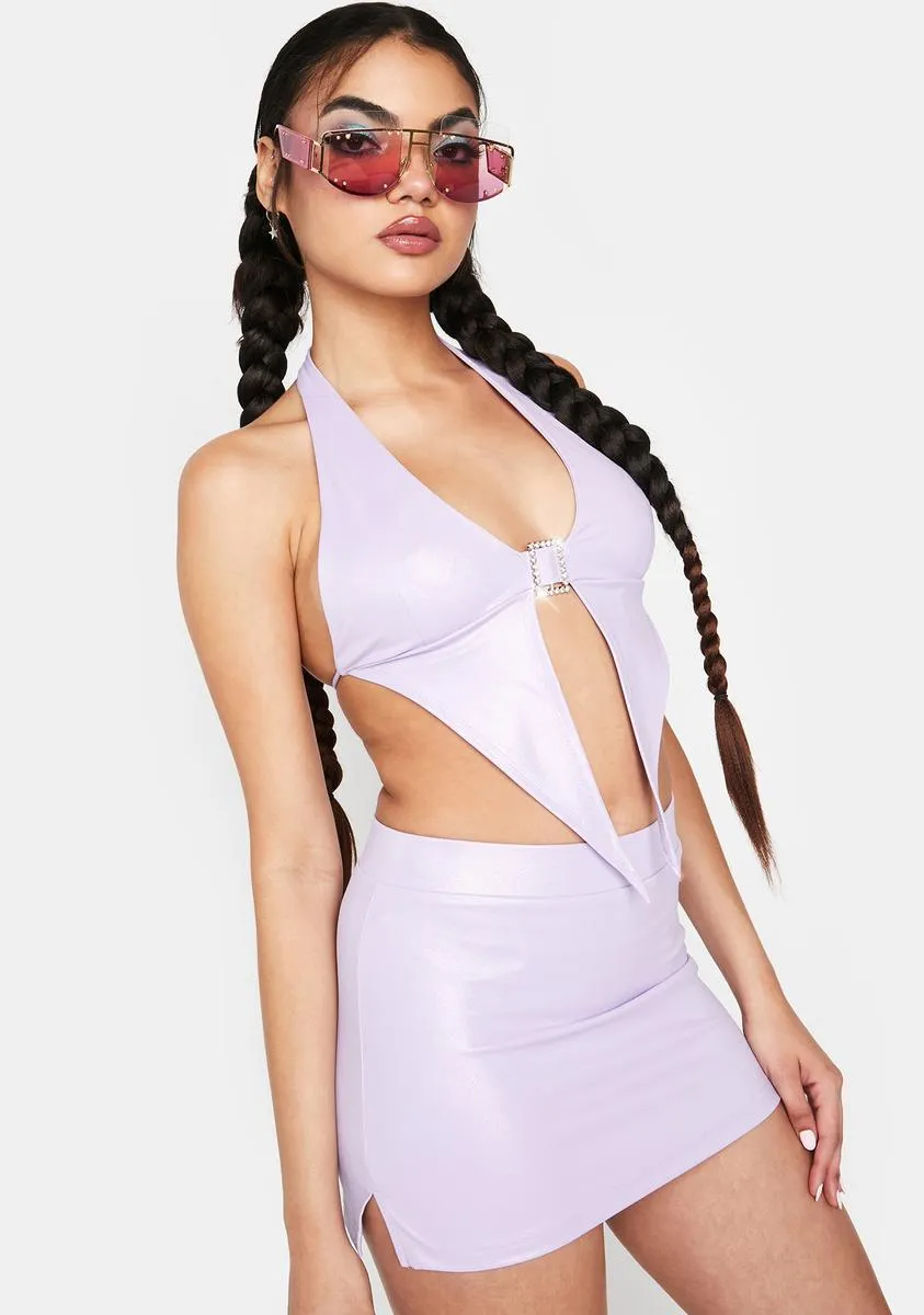 Lilac Doing The Most Skirt Set sold by Dolls Kill product image thumbnail 2