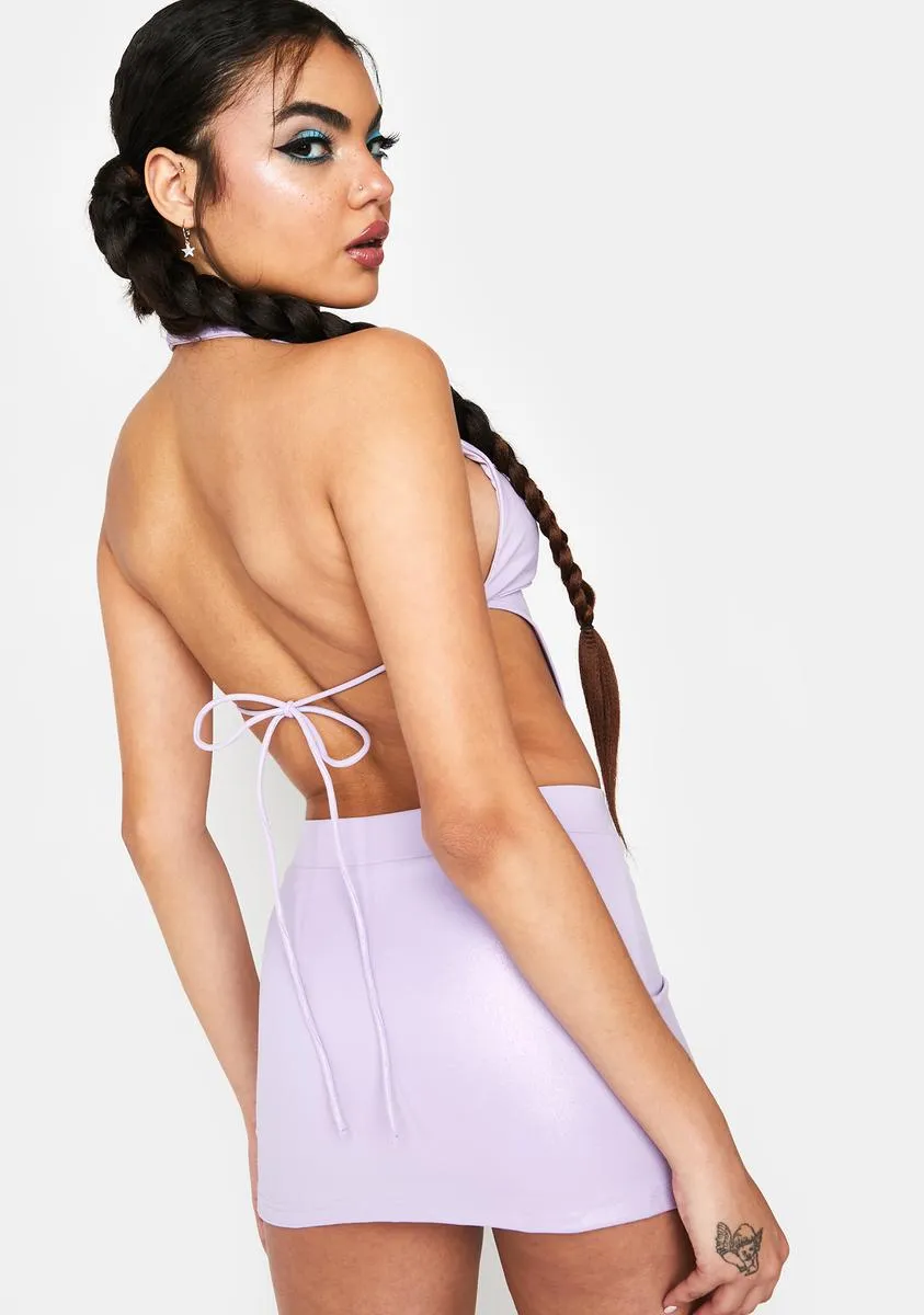 Lilac Doing The Most Skirt Set sold by Dolls Kill product image thumbnail 4