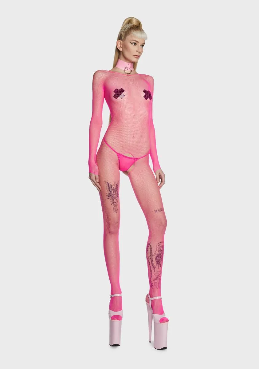 In Action Fishnet Bodystocking sold by Dolls Kill product image thumbnail 5