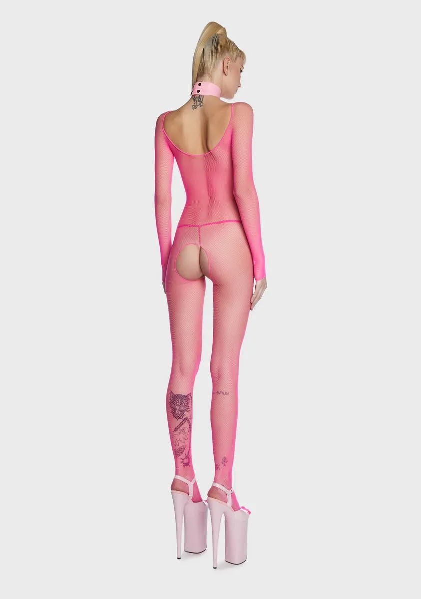 In Action Fishnet Bodystocking sold by Dolls Kill product image thumbnail 4