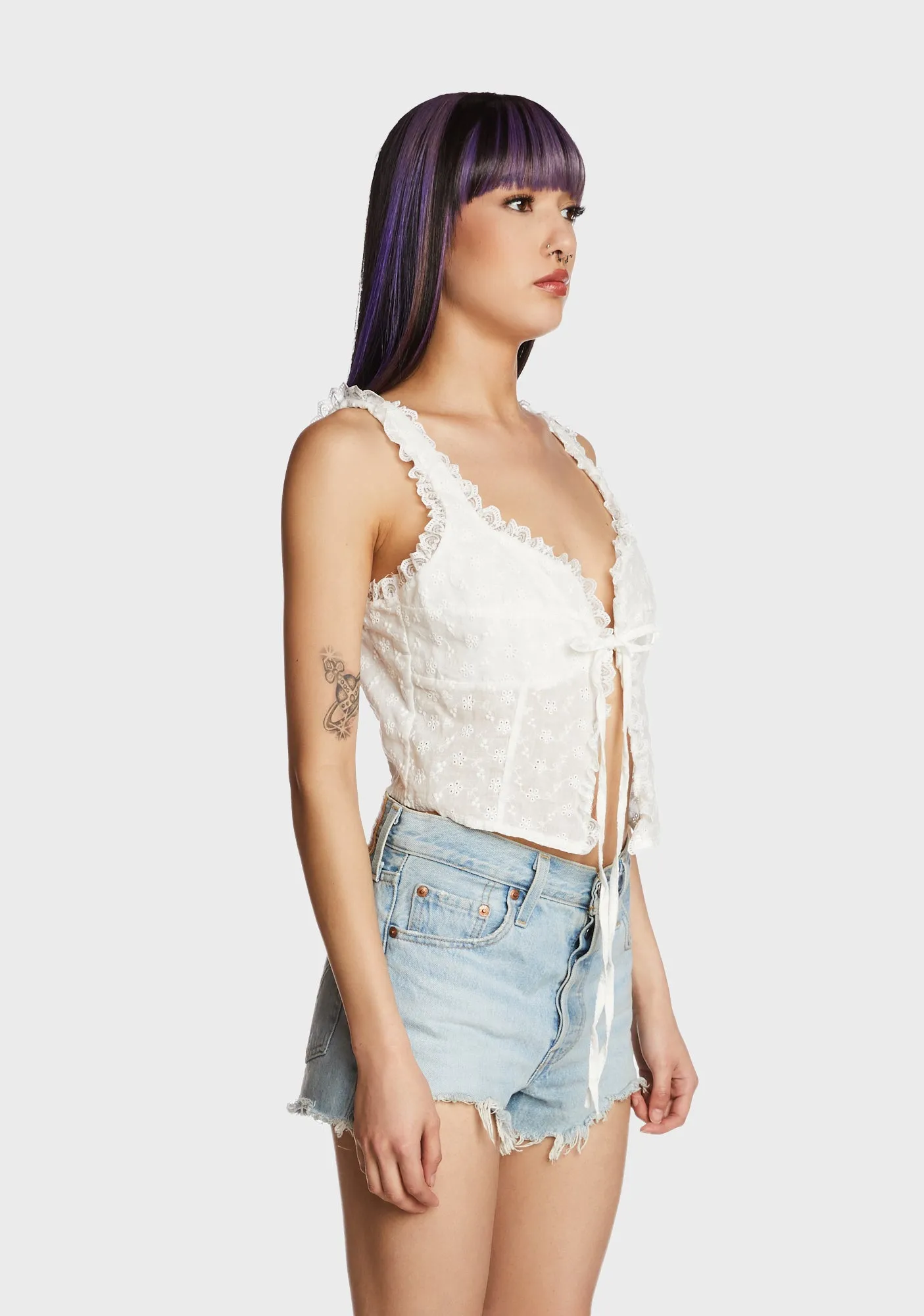 Intricate Matter Cropped Tank sold by Dolls Kill product image thumbnail 4