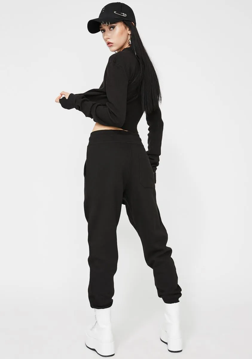 Choke Me Jogger Sweatpants sold by Dolls Kill product image thumbnail 4