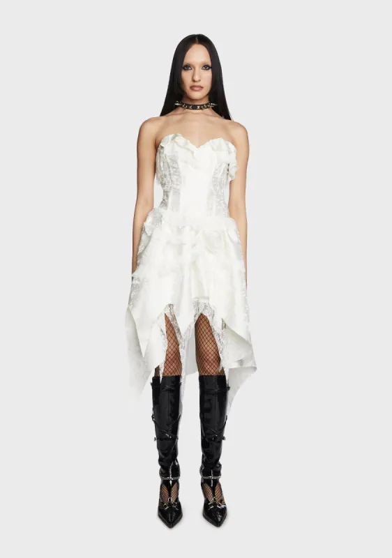 Ruffled Mini Dress sold by Dolls Kill