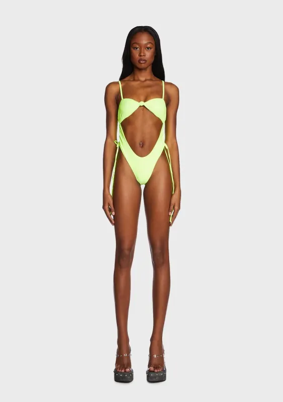 Breezy Waves One Piece Swimsuit sold by Dolls Kill