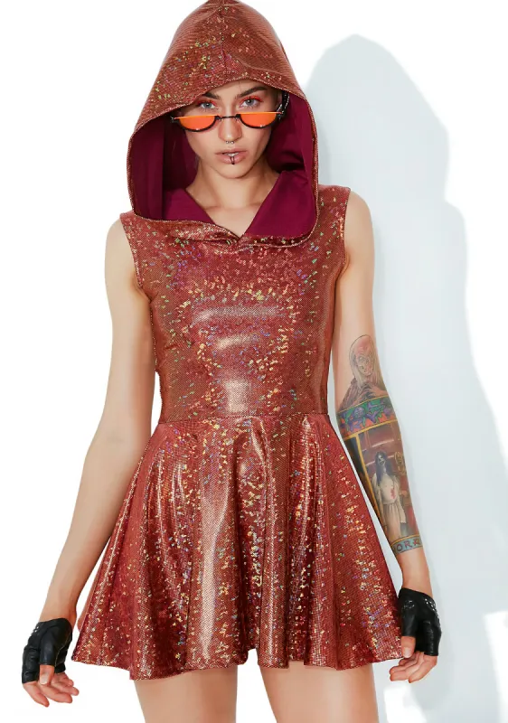 Forbidden Planet Hooded Skater Dress sold by Dolls Kill