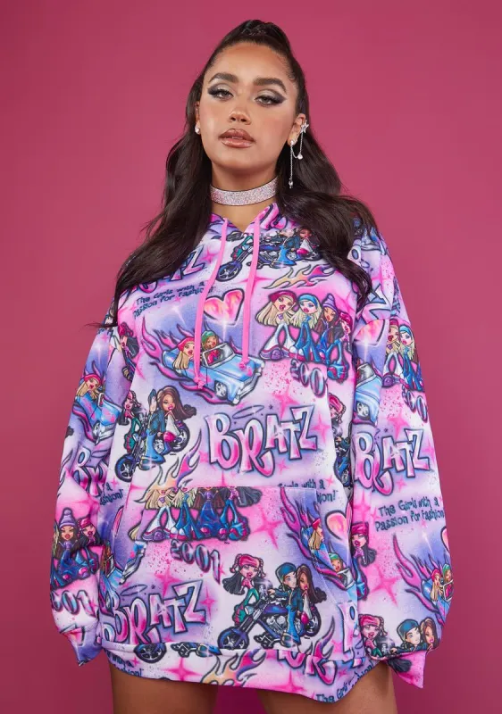 I'm Hot N' Unbothered Oversized Hoodie sold by Dolls Kill