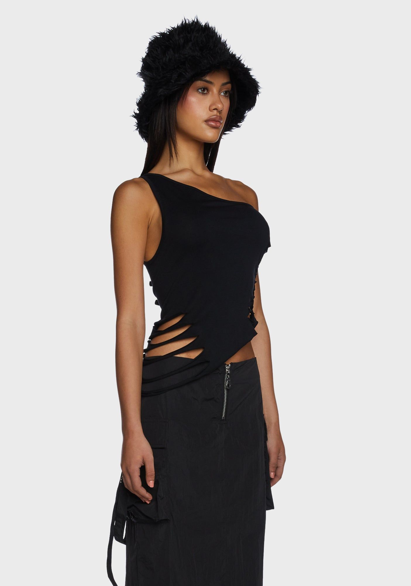 Web Slashed Vest Top sold by Dolls Kill product image thumbnail 3