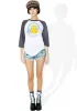 Vintage Garfield Raglan Tee sold by Dolls Kill