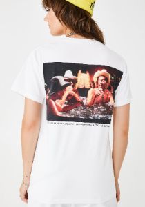 Seinfeld Hot Tub Cowboys Graphic Tee sold by Dolls Kill