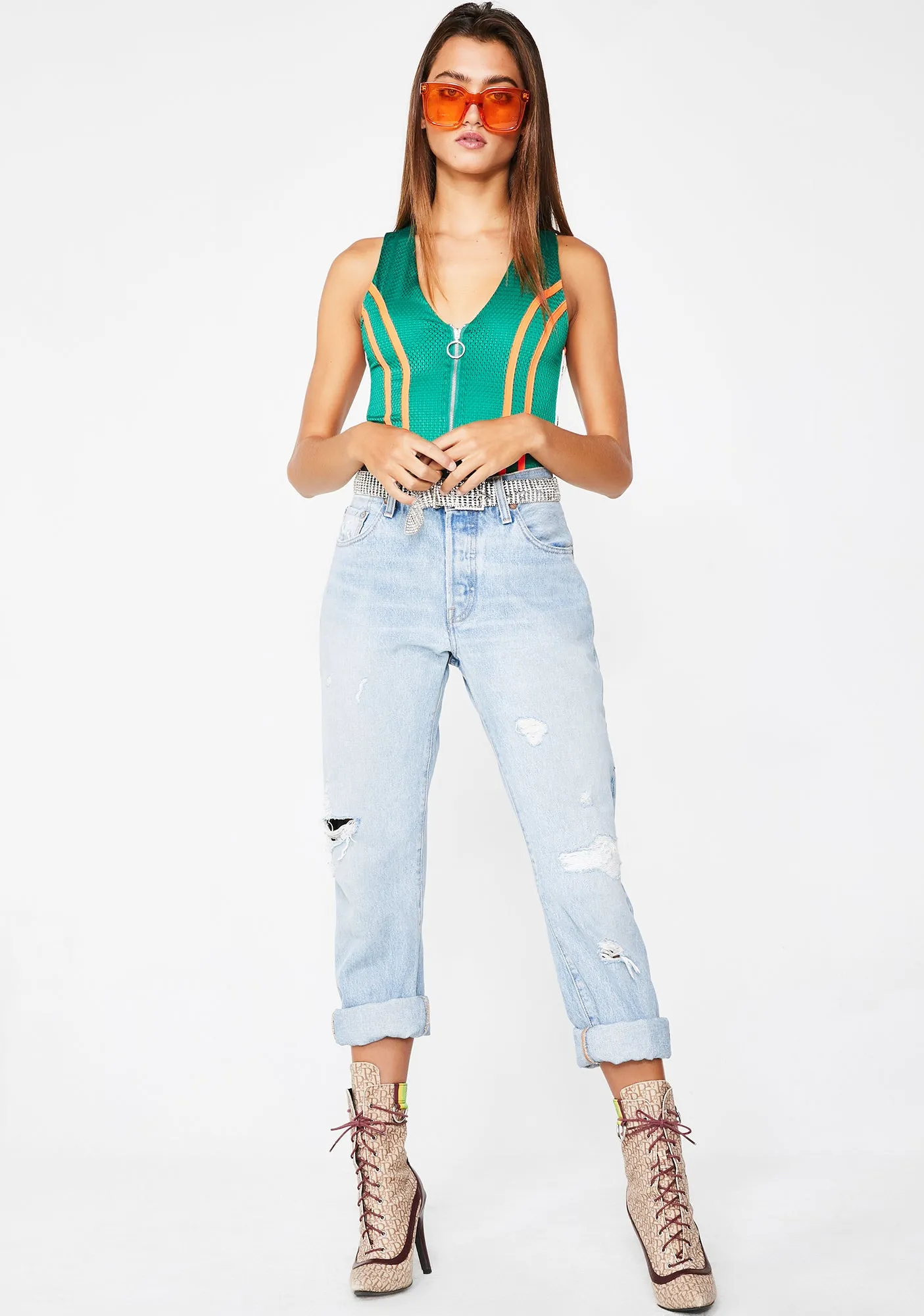 Guilty AF Mesh Bodysuit sold by Dolls Kill product image thumbnail 5