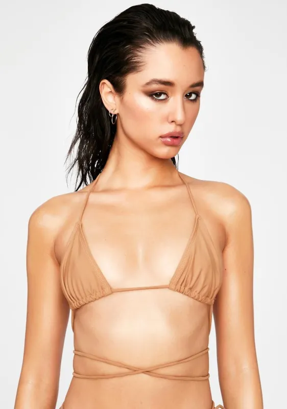 Coco Parmia Wrap Bikini Top sold by Dolls Kill