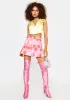 Daisy On Your Radar Satin Corset Top sold by Dolls Kill