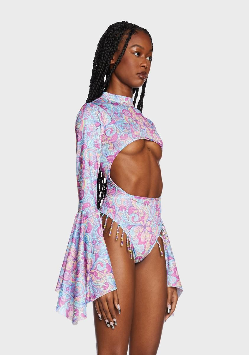 Shroom Cut-Out Bodysuit sold by Dolls Kill product image thumbnail 3