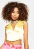 Daisy On Your Radar Satin Corset Top sold by Dolls Kill