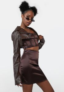My Main Squeeze Cropped Moto Jacket sold by Dolls Kill