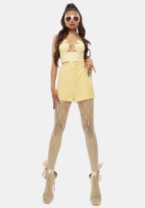 Mellow In A Trance Cutout Crop Top sold by Dolls Kill