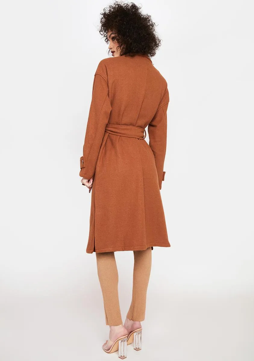 The Whole Truth Trench Coat sold by Dolls Kill product image thumbnail 4