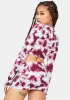 Wine Posh Pleasures Tie Dye Mini Skirt Set sold by Dolls Kill