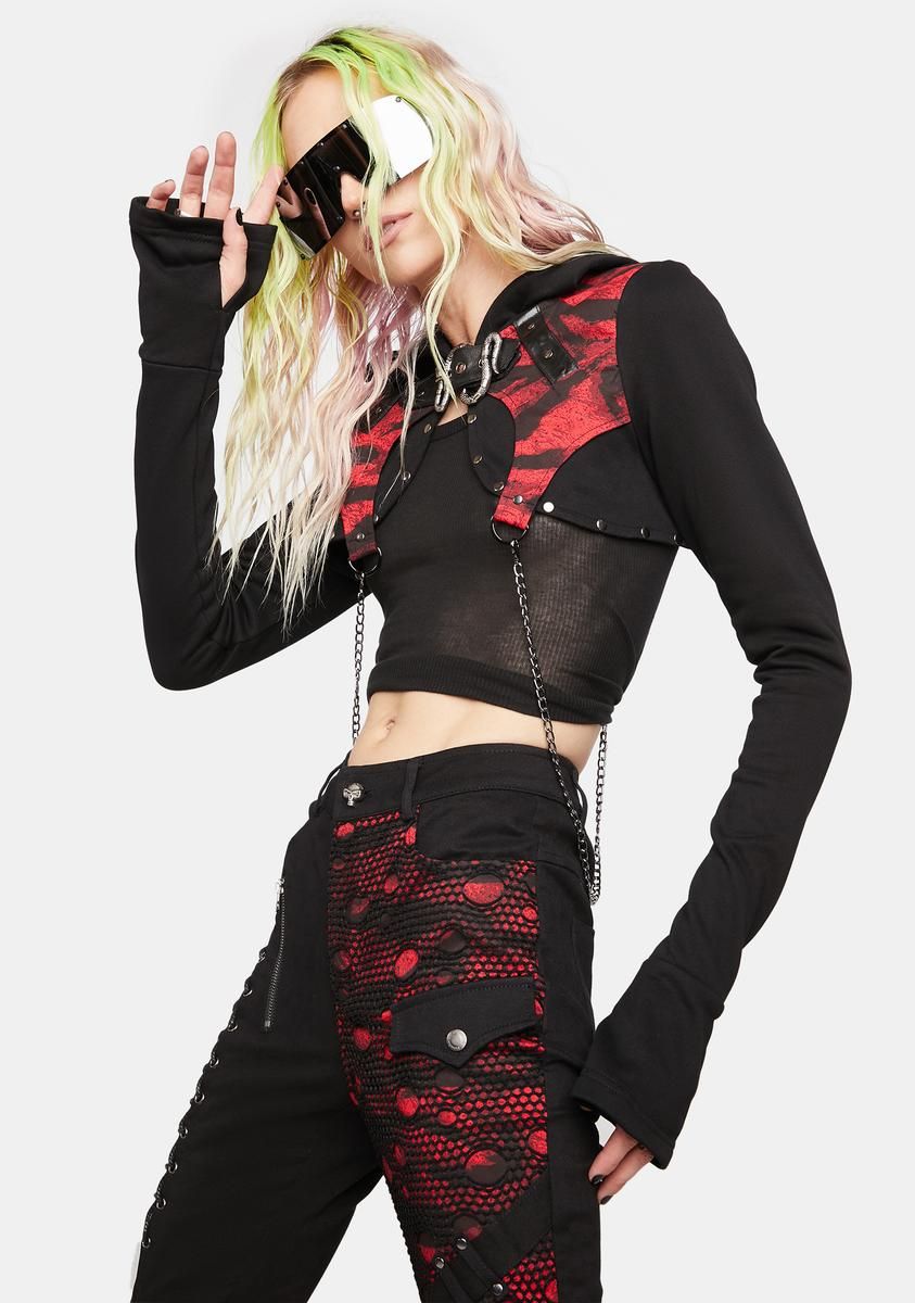 Punk Woven Short Coat sold by Dolls Kill product image thumbnail 2