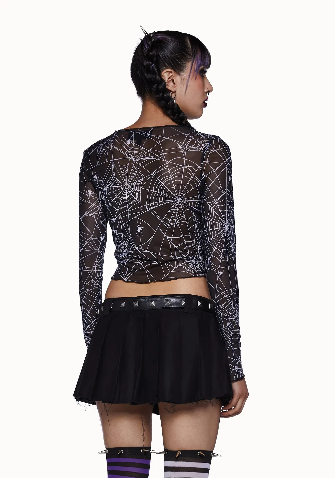 Total Spinster Crop Top sold by Dolls Kill product image thumbnail 4